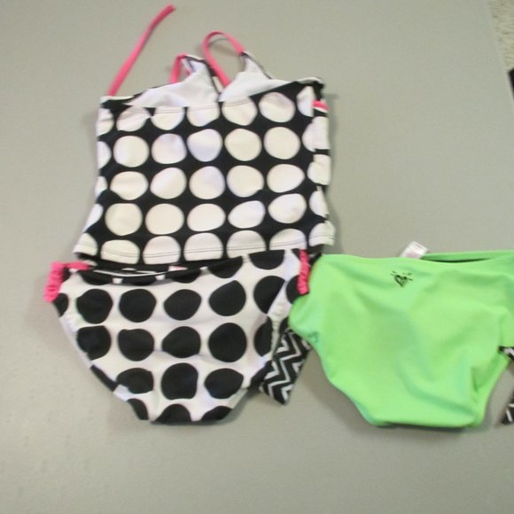 3 Pcs Tankini Swimsuit Size 12 - Picture 2 of 16